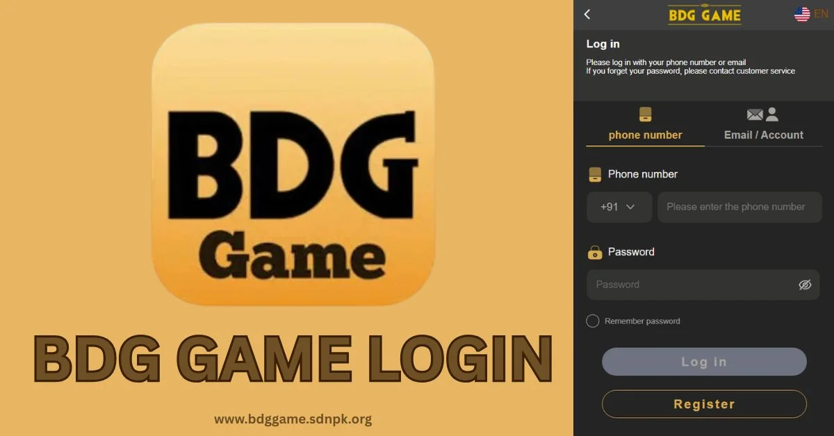 BDG Game Login
